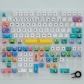 Fancy 104+25 PBT Dye-subbed Keycaps Set Cherry Profile for MX Switches Mechanical Gaming Keyboard